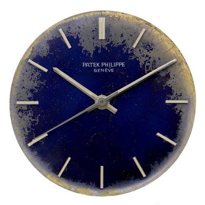 Patek Philippe Genuine Movement cal.350 Watch Blue Dial SS Automatic Working #1