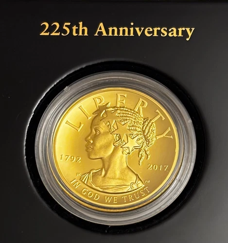 2017 American Liberty 225th Anniversary 1 oz GOLD High Relief Coin OGP & COA