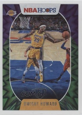 2020-21 Panini NBA Hoops Green Explosion 79/89 Dwight Howard #38 HOF 02v3