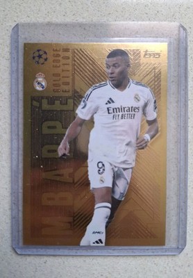 Topps Match Attax Extra 24/25 Mbappe Gold Edge Real Madrid Champions League