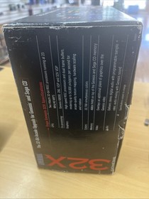 Vtg Sega 32x System Console For Genesis Box Manual Inserts Cables Tested Working
