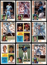 1984 Topps Mariners Almost Complete Team Set 5.5 - EX+ 7301050 (28 / 30 cards)
