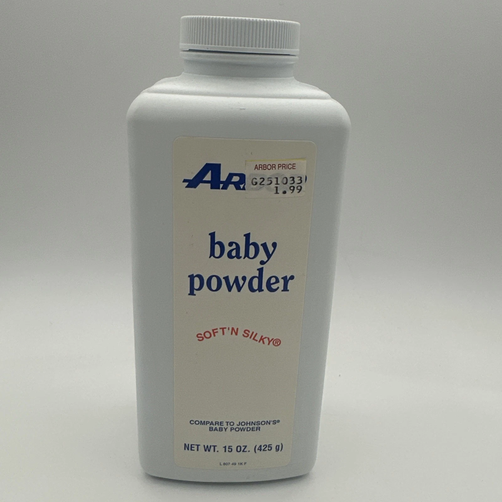 FULL 15oz Talc Vtg Arbor Drugs Troy Mi Baby Powder
Opens in a new window or tab