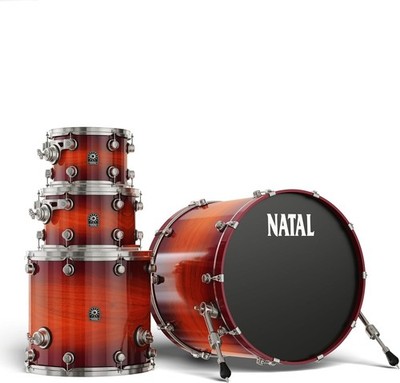 NATAL WALNUT ORIGINAL SERIES 4 PIECE SUNURSE LACQUER FINISH KWN-UFX-BSN1