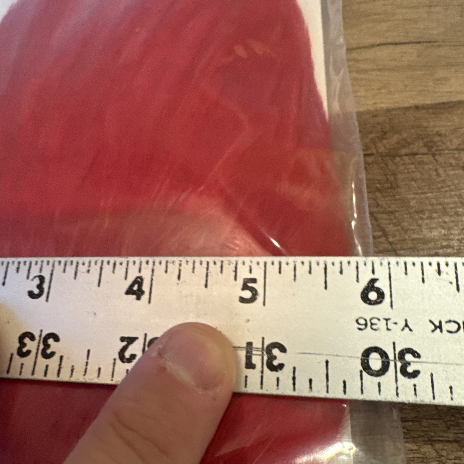 Whiting Hackle American Rooster Whole Cape White dyed Red Feathers  NEW