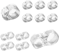 10 StüCk TüRklinkenpuffer, Transparente TüRgriff Schutz PVC Transparente TüRstop