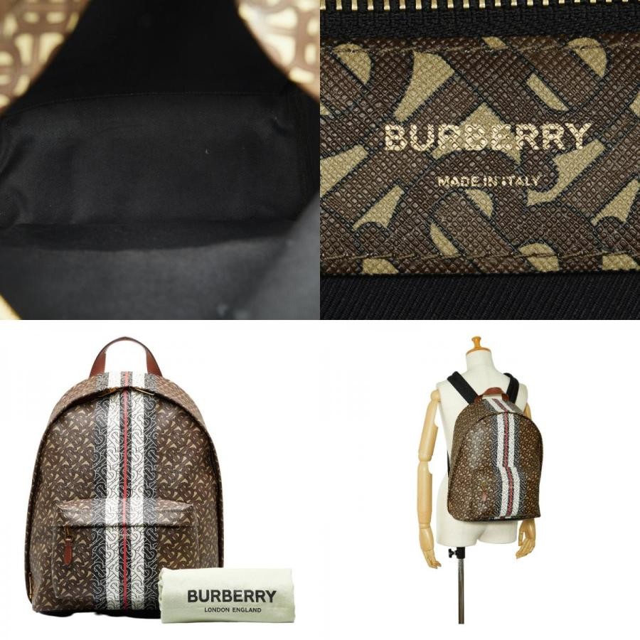 Burberry TB Monogram Backpack Brown Multicolor PV… - image 10