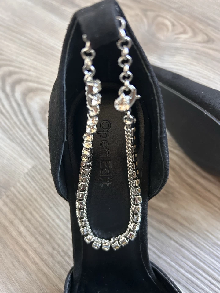 Black Suede High Heels - Image 4 of 4