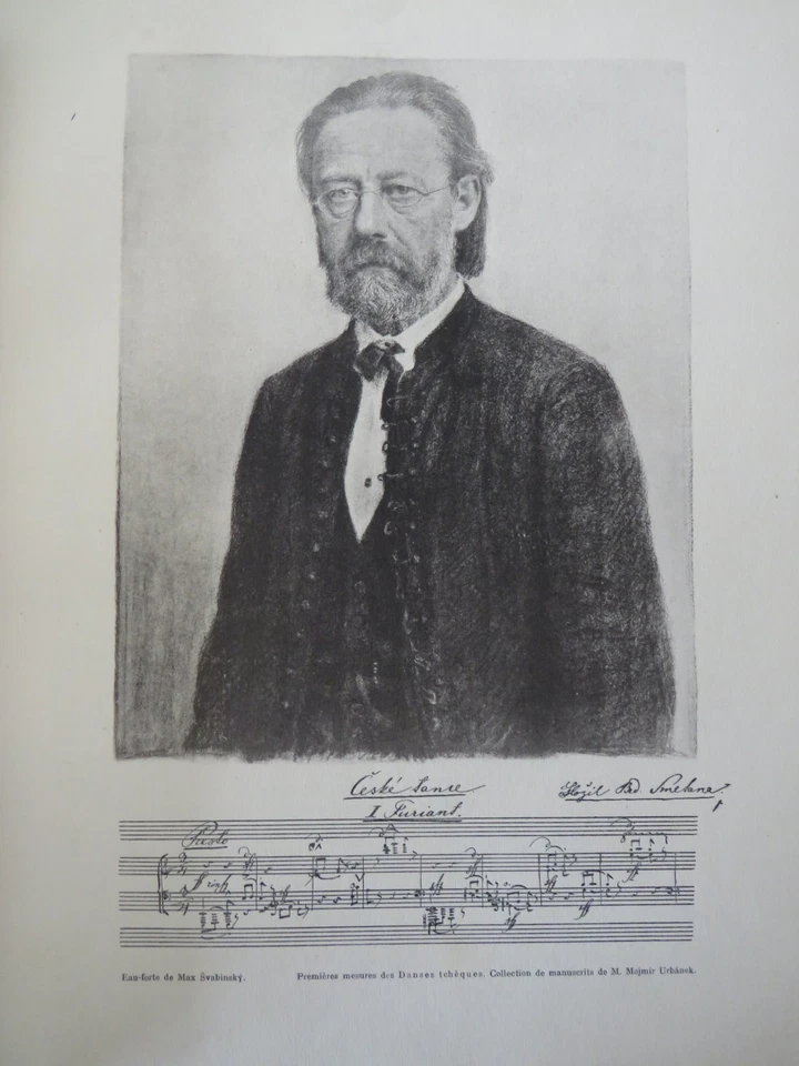 La Musique Tchèque Histoire et partitions chants nationaux - vers 1900 - Photo 4/4