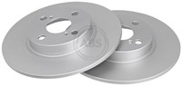 2X Bremsscheibe A.B.S. 16543 FüR Toyota Corolla Compact Liftback EE111_ EE111R