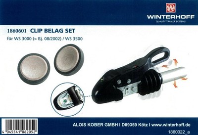 Reibbeläge Reibbelag Winterhoff WS3000 WS3500 Antischlingerkupplung ab BJ 02 