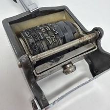 Vintage Manual Numbering Machine Industrial Stamp For Repair