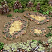 Bog of Ever Stench - The Gloaming Swamps - Printable Scenery Terrain Wargaming D