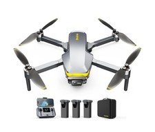 Drones with Camera for Adults 4K, Auto Follow, Long Runtime, LED Light, Tap F...