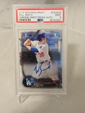 2016 1st Bowman Draft Chrome Auto Will Smith PSA 9 Gem Mint CDA-WS Dodgers
