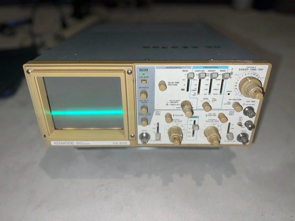 Osciloscopio Kenwood Corporation CS-5175 100 MHz Hecho en Japón - Probado Funcionando Foto 3 de 4