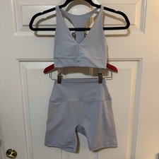 Set Active- Luxform Racer Bra And Shorts Size Small