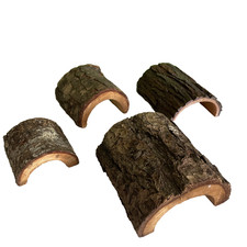 Reptile bundle LOT 3 Natural Wood Log Hides driftwood  1 Resin wood snake decor