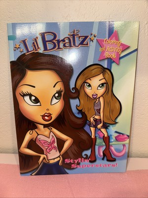 LIL' BRATZ Coloring & Activity Book Stylin Superstars By Modern Publisher Unused
