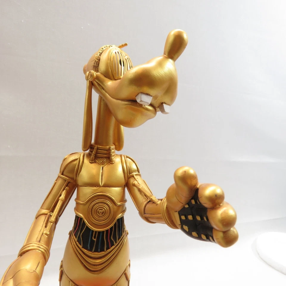 Figura Goofy as C3PO Star Wars Weekends con Pinback Disney 2013 Costa Alavezos Foto 3 de 4