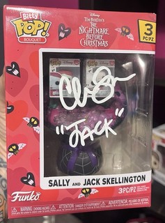 Jack Skellington Chris Sarandon Autographed Funko Pop Nightmare Before Christmas