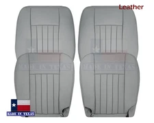 2003 2004 For Lincoln Navigator Cow Leather Driver OR Passenger Seat Cover Gray