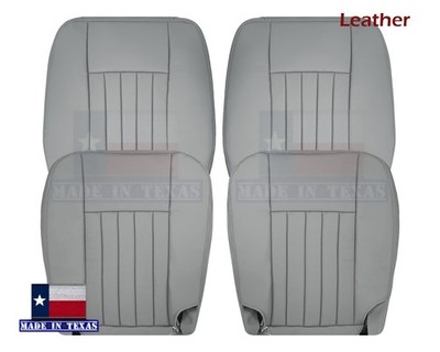 2004 For Lincoln Navigator Cow Leather Driver OR Passenger Seat Covers Dove Gray