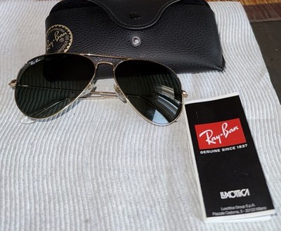 Ray-Ban Sunglasses Gold Aviator Classic 58014