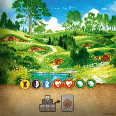 The Lord of the Rings: Duel for Middle-earth The Shire Promo Tile Repos New