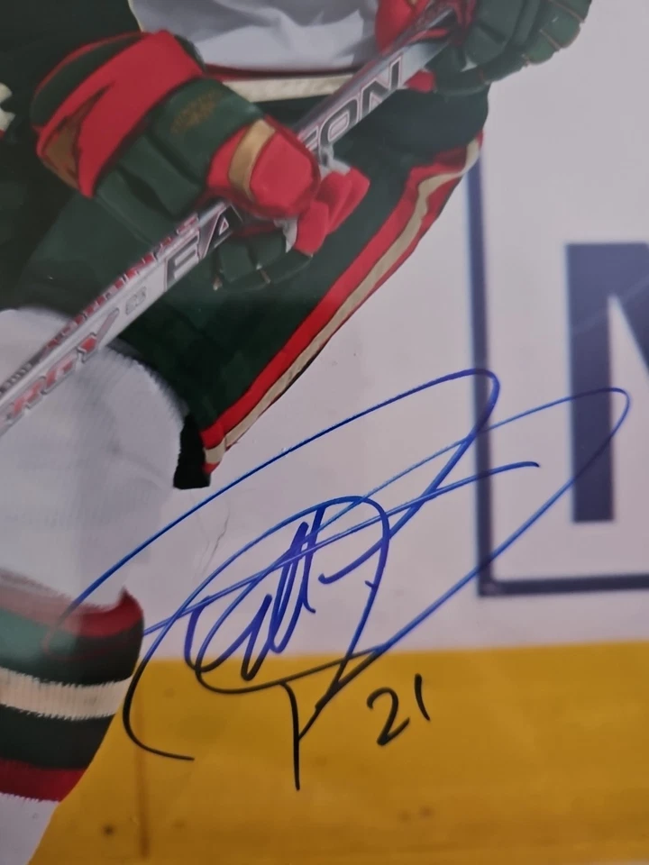 MARK PARRISH AUTOGRAPHED SIGNED 8x10 NHL HOCKEY PHOTO w/COA Minnesota Wild  - Image 3 of 4