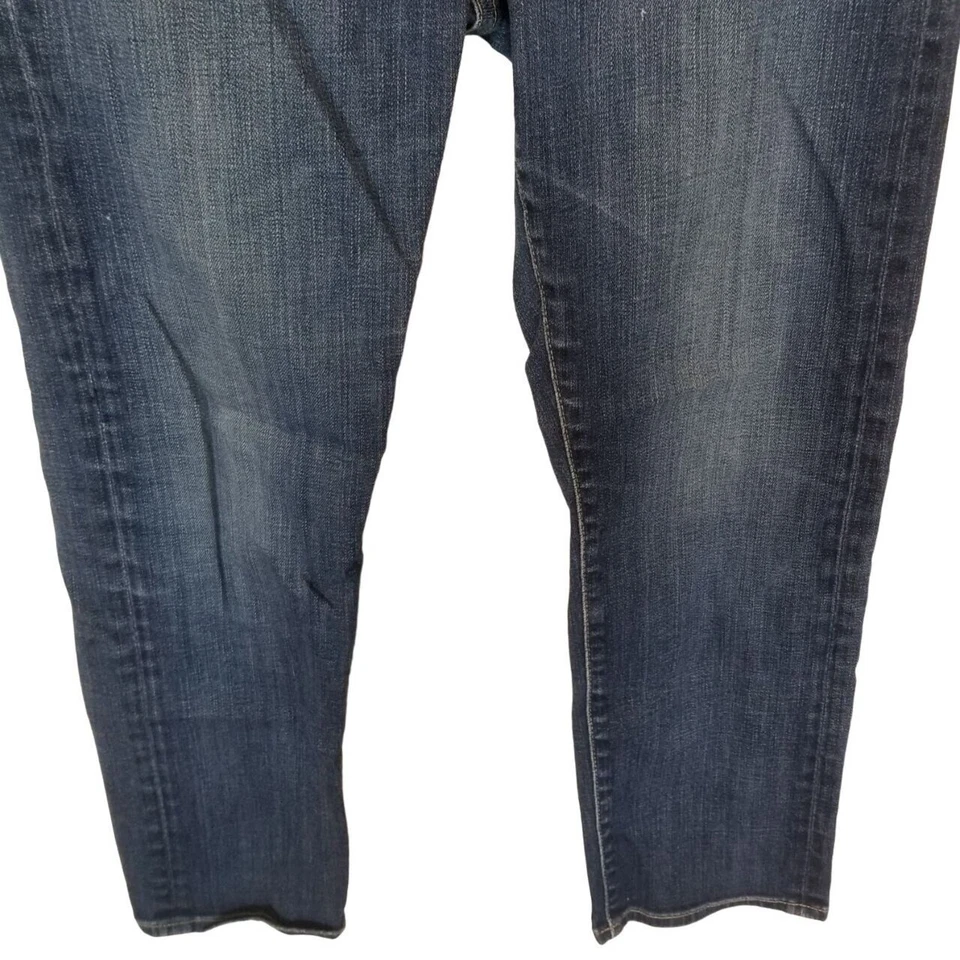 Pantalones de mezclilla rectos relajados AG Adriano Goldschmied 27R azul The Tomboy para mujer Foto 3 de 4