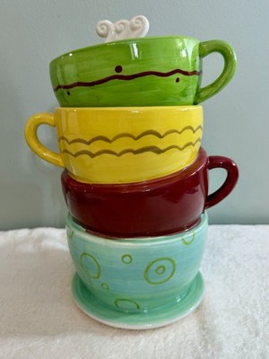 VTG Certified International Java Time 3-D Coffee Cup Cookie Jar by Lisa Kaus.
