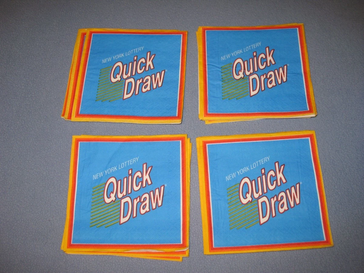 17 NEW YORK LOTTERY QUICK DRAW NAPKINS LOT NEW eBay