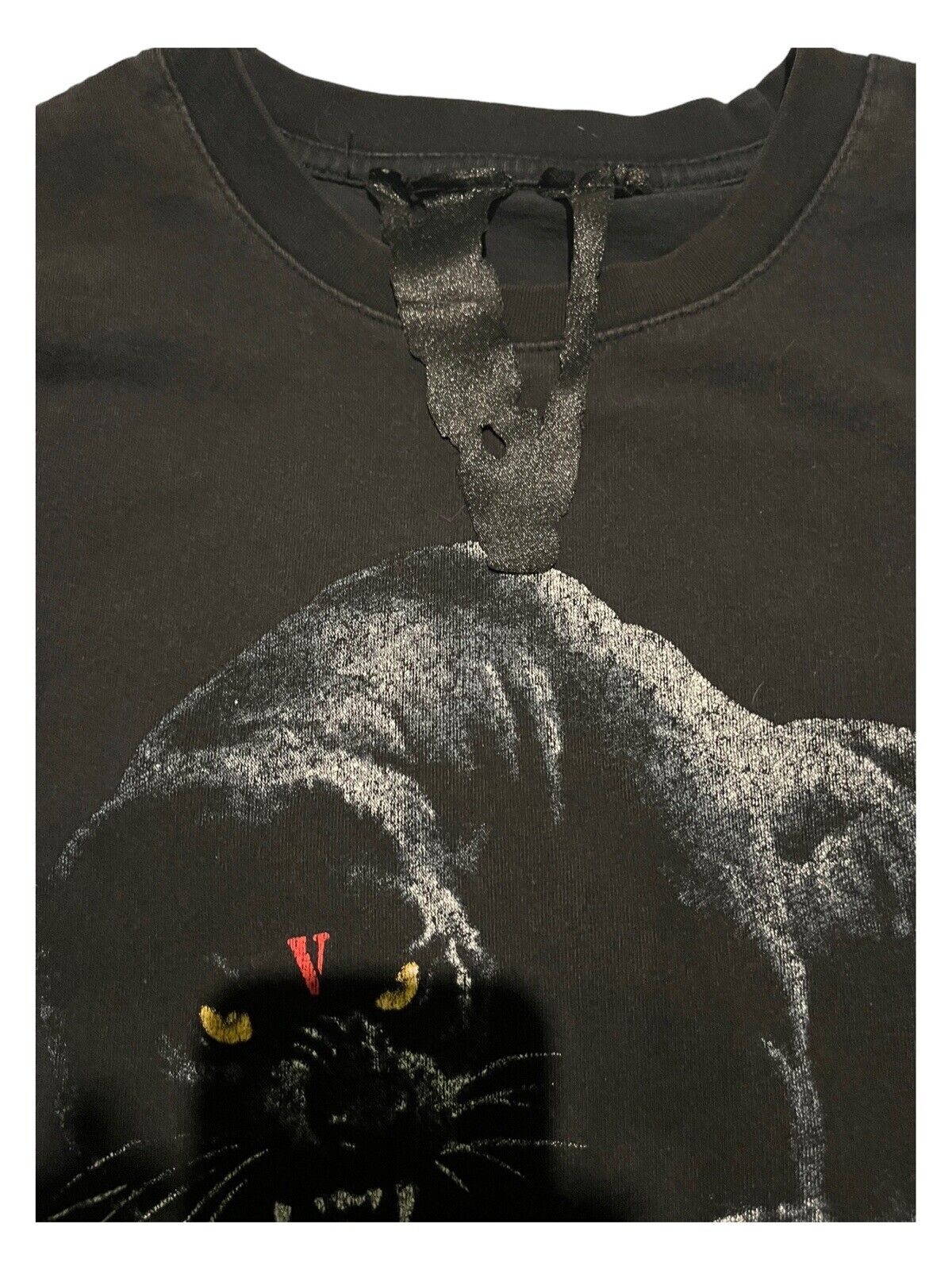 Vlone Men's Black Panther T-Shirt Size M - image 4