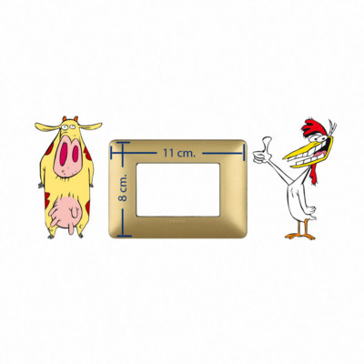 Cow & Chicken Cartoon Wall Stickers Switches Wall Decal Light Switch 2pcs