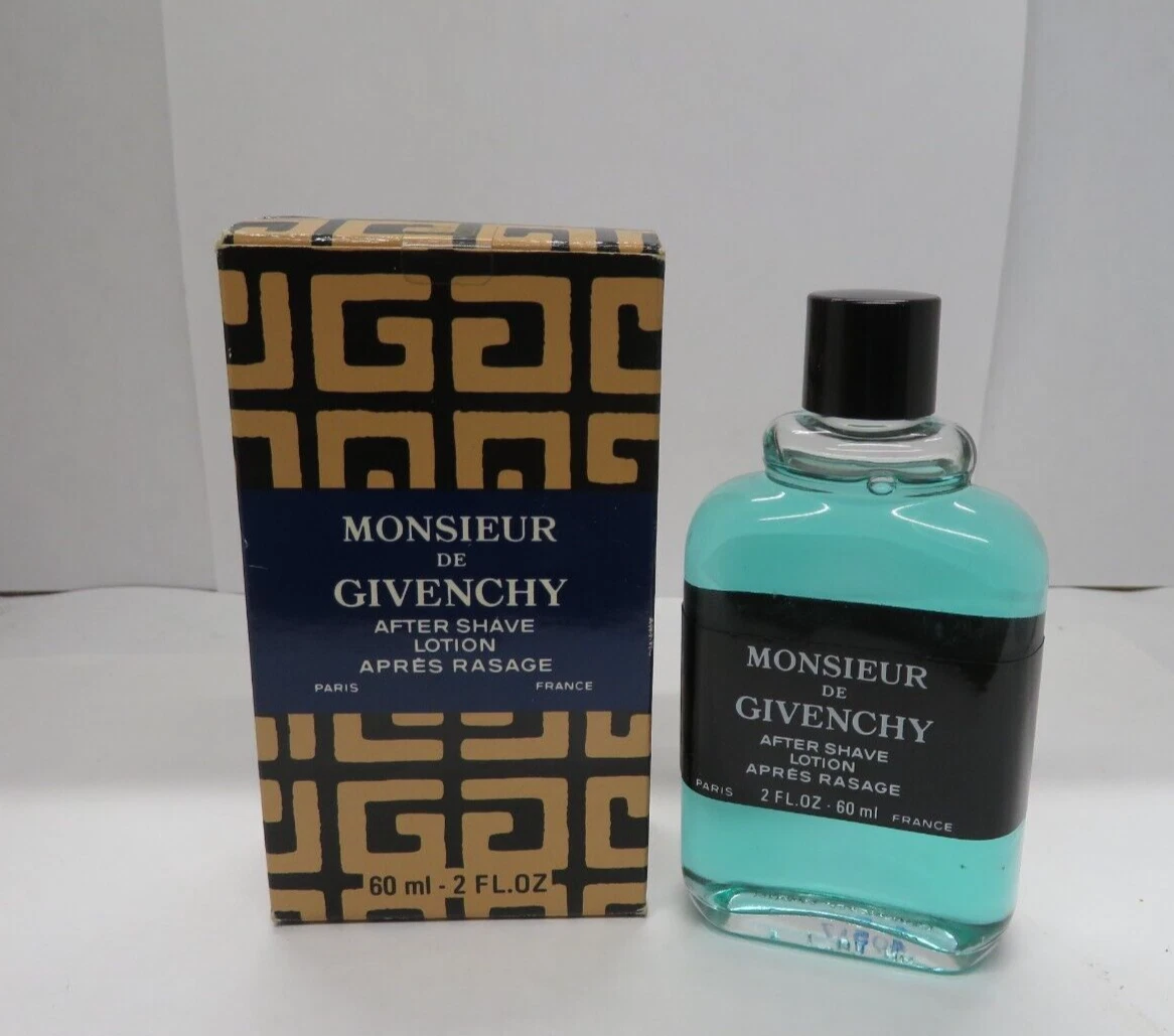 Monsieur De Givenchy After Shave Lotion 2 Fl oz/60 ml Men Rare Vintage