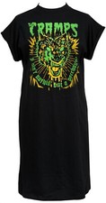 The Cramps Women's Psychobilly T-Shirt Dress Gorehound Lux Interior Ivy Punk