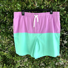 NWT sharp looking color-block swim trunks shorts - Sonoma Mens XXL / 2XL — photo 1