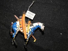 Enesco Trail Of The Painted Ponies Woodland Hunter Ornament Retired  Rare 