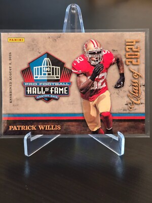 Panini Class of 2024 Patrick Willis Pro Football Hall of Fame HOF5 SF 49ers