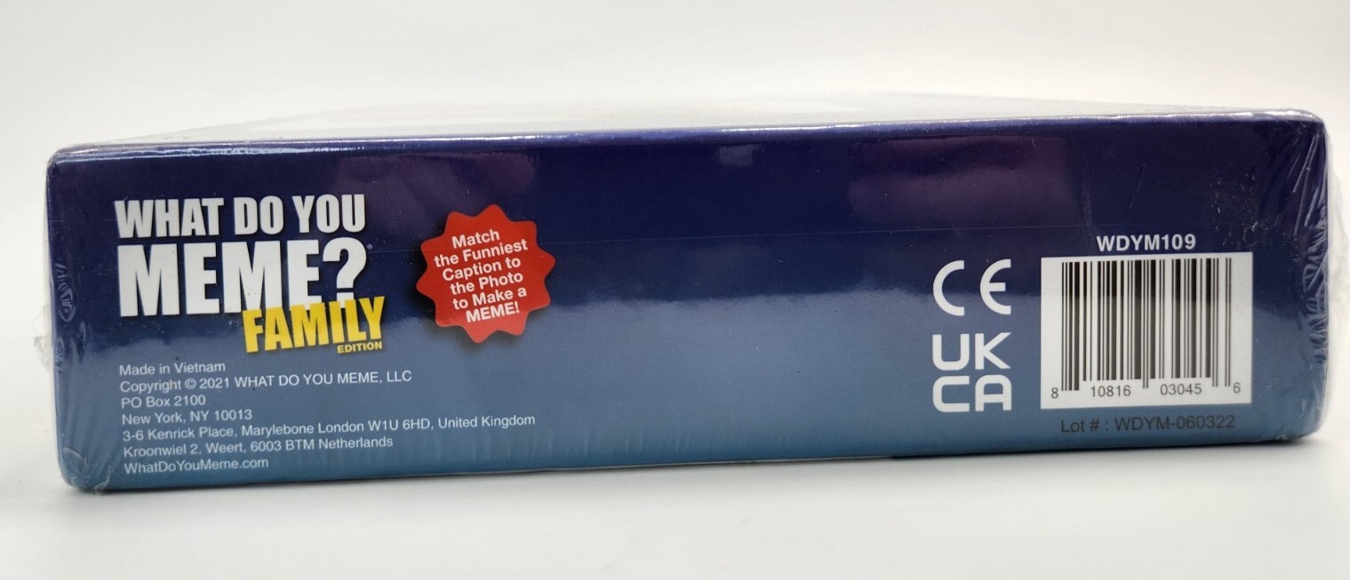 What Do You Meme? Family Edition Game- Family-Friendly