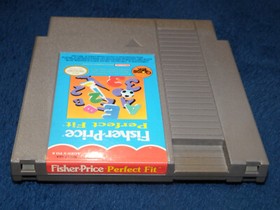 Fisher Price Perfect Fit Original Nintendo NES Game Tested/Working/Authentic