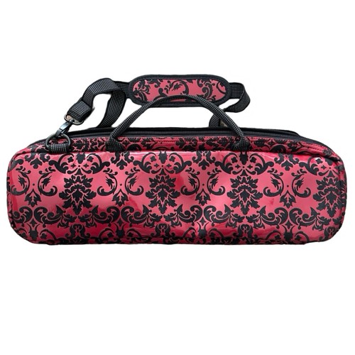 BEAUMONT C-Foot Flötentasche Etui 18”x 5”x 2” Burgundy - Bild 2 von 10