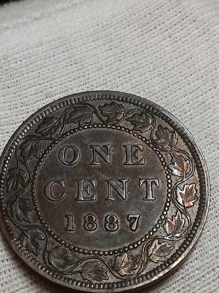 👉1887 Canada One Cent - Higher GRADE MS Choice Stunning A/22 - Image 4 of 4