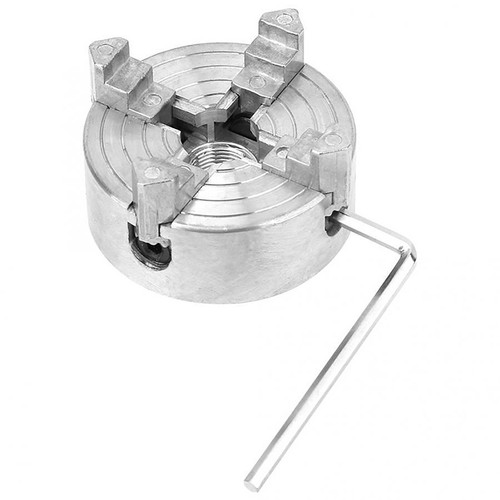 NEW 4 Jaw Lathe Chuck Single-action Chuck Clamp for Z011A Mini Lathe Accessories - Picture 3 of 5