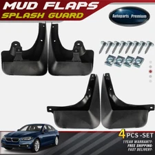 4x Splash Guards Mud Flaps Rear & Front Molded for BMW 5 Series F10 2011-2016