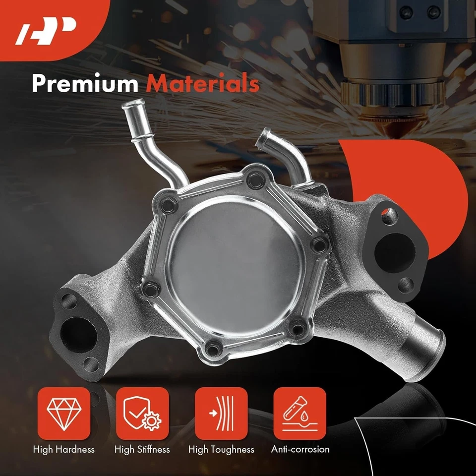 NEW Water Pump for 1996 Chevy Silverado Suburban LT 5.7L 1997 K1500 Tahoe Vortec Foto 4 de 4