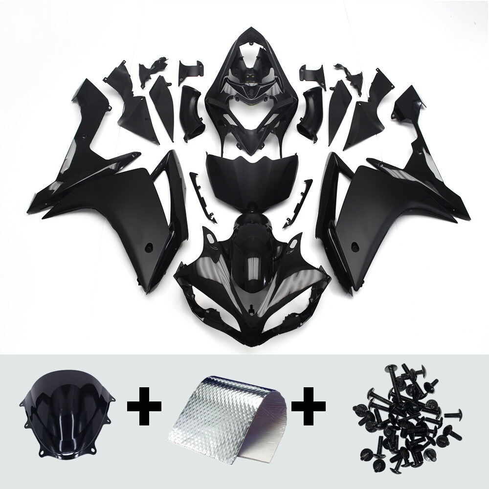 Black Fairings For Yamaha YZF1000 R1 2007 2008 YZF R1 07 08 Motorbike Bodywork
