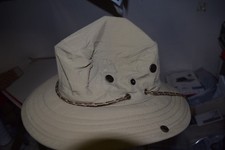  outdoor sun hat gardening pruning full brim TAN USA M/L