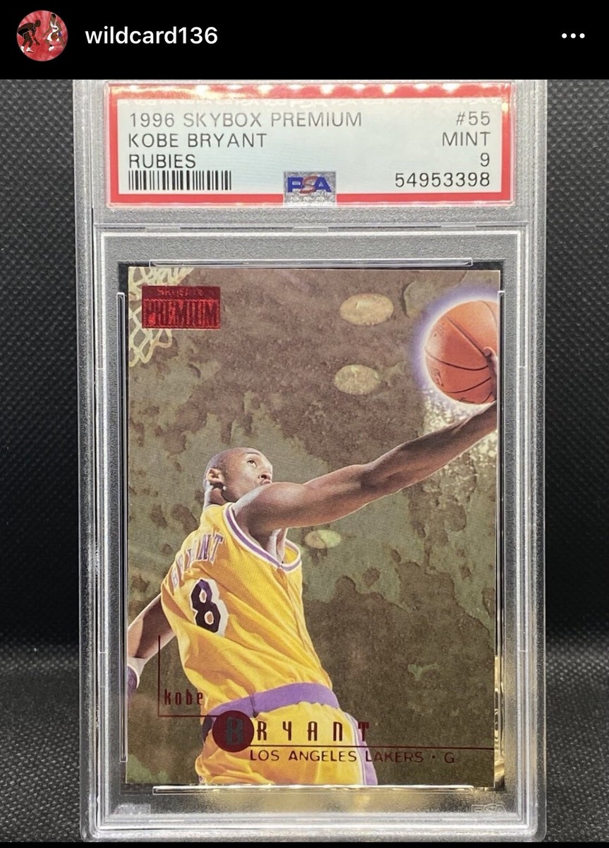 サプライ・アクセサリ・グッズ Kobe Bryant 1996 Skybox Rookie Kobe Bryant 1996-97 NBA Hoops Official Skybox Rookie 96-97